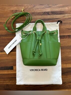 NWT - Veronica Beard - Mini Goody Bag - in Lemon Grass Green